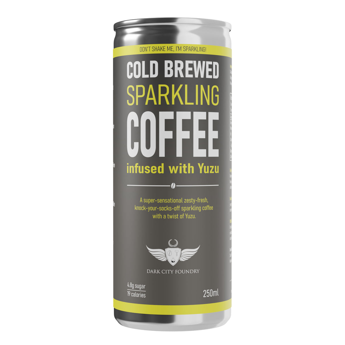 Cold Brew Sparkling Coffee infused with Yuzu